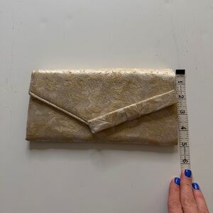 Vintage Gold Envelope Clutch